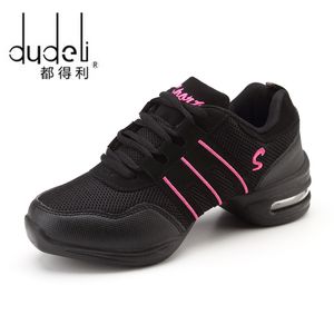 Dress Shoes 2022 EU3544 Sport met zachte buitenzool Breath Dance Sneakers For Woman Practice Modern Jazz 221125
