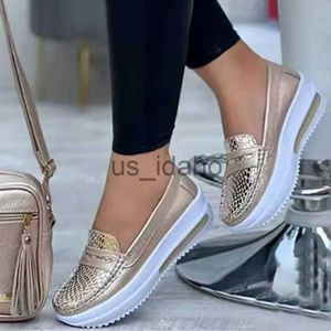 Chaussures habillées 2023 Nouvelles femmes baskets en cuir Fashion coin chaussures Breatchables Casual Locs Zapatos de Mujer Chaussures pour femmes J230818