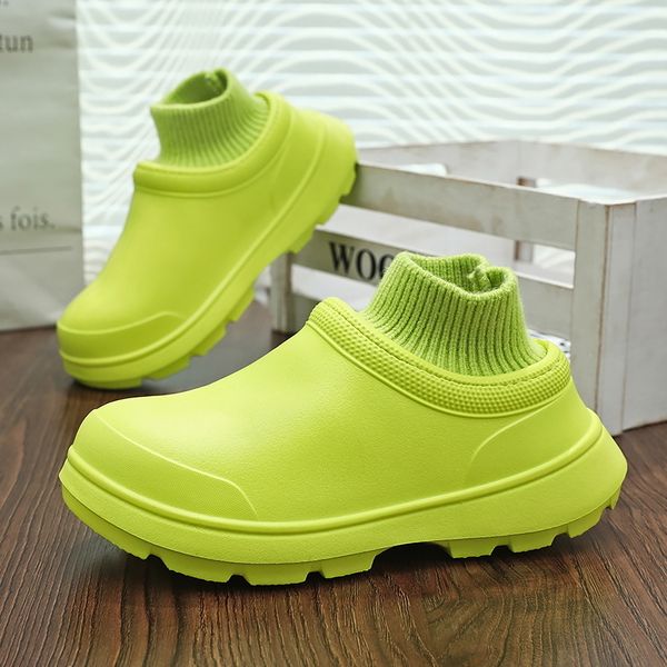 Zapatos de vestir 2023 Invierno Verano Piel el Cocina Hombres Mujeres Antideslizante Impermeable A prueba de aceite Trabajo Algodón Cocinero Chef Jardín Playa Tamaño 35 ~ 45 230225