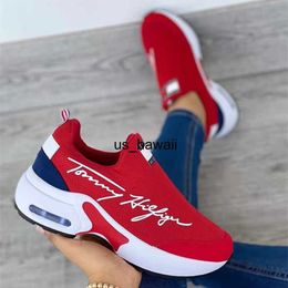 Dress Shoes 2023 Women Fashion Vulcanised Shoes 1 Platform Solid Color Flats Ladies Schoenen Casual Breathable Wiggen Ladies Walking Sneakers T230208