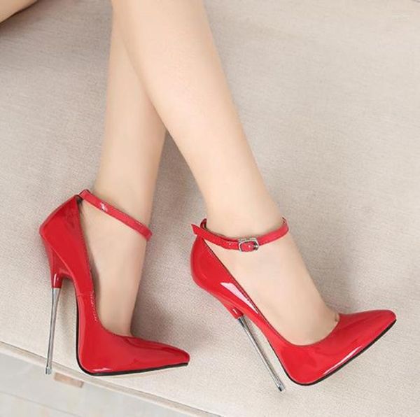 Chaussures habillées 2023 femmes Sexy Super haut 16 cm talons approvisionnement boîtes de nuit grande taille à talons hauts t-scène passerelle rouge pompes