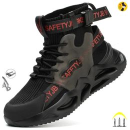 Chaussures habillées 36-50 bottes de travail chaussures de sécurité indestructibles hommes chaussures à bout en acier baskets anti-crevaison chaussures pour homme chaussures chaussures de travail pour adultes 231016