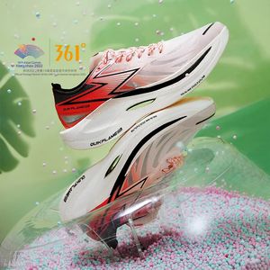 Geklede schoenen 361 graden Flame 2.0 Loopschoenen voor heren Sport Professioneel Marathon Racing Koolstofkritische demping Heren Sneakers 672312214 231124