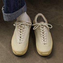 Dress Shoes 3944 Mens vulcanisatie canvas mannelijke zomer platte hiel vatup solide casual soft soft sole stanse schoenen hw50 230812