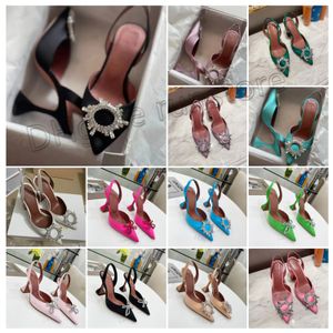 Zapatos de vestir 7 cm 10 cm Begum Bowknot Mariposa Bombas de PVC Tacones altos Uckle Puntiagudo Toesl Girasol Sandalia Verano Chicas Hebilla Cena puntiaguda Dres