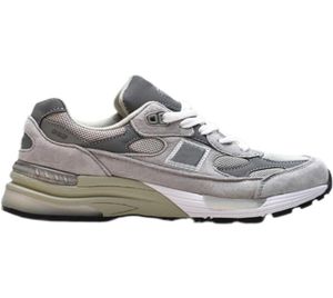 Chaussures habillées 992 Chaussures Runner Suede en cuir réel supérieur Fashion faite gris gris bleu marine foncé aux États-Unis USA Breathable9199061