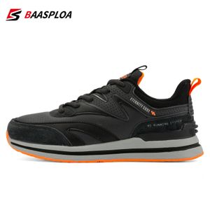 Dress Shoes Baasploa hommes chaussures de course léger antidérapant baskets mode mâle décontracté confortable à lacets en cuir marche Tenis chaussures 231130