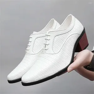 Zapatos de vestir Banqueta Tacón alto Tacones vestidos para hombre Elegante Niño Zapatillas de deporte negras para hombre Deporte Super cómodo superior