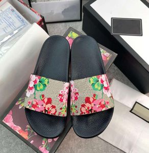 Kledingschoenen Basketbal Designer Bloemendia's correcte versie rubberen slipper groot plus size Mannen Vrouwen Sandalen tijger slangenprint Slide Summer Wide Fl623