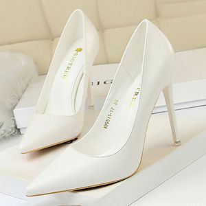 Chaussures habillées BIGTREE chaussures femmes pompes mode talons hauts chaussures noir rose blanc chaussures femmes chaussures de mariage dames talons aiguilles femmes 230210