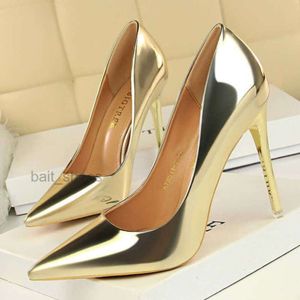 Geklede Schoenen BIGTREE Zilver Goud Dames Pumps Glanzend Metallic Hoge Hakken Stiletto's Dames Bruiloft Luxe Mooie Hakken