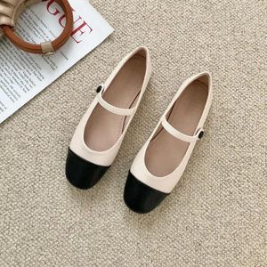 Geklede schoenen Zwart Kawaii voor vrouw 2024 Gothic Mary Jane Gold Japanse stijl Lolita dames zomerschoenen Schattig Lage hak Elegant E