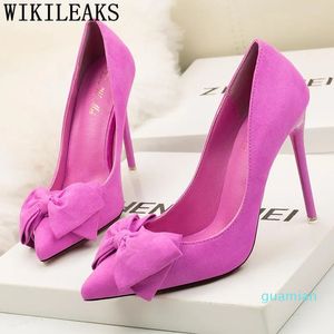 Dress Shoes Blue Stilleto High Heels Designer Woman Elegant Fetish Sexy Brand Ladies Women Buty