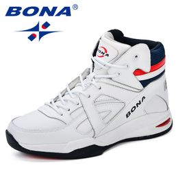 Chaussures habillées BONA Baskets Homme Hommes Chaussures de Basketball Vache Split Hommes Chaussures En Plein Air Plat Haut Sport Chaussures Hommes Formateurs Zapatillas Comfy 230920