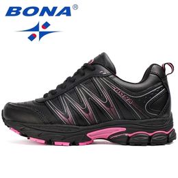 Chaussures habillées BONA Style femmes course à lacets Sport en plein air Jogging marche athlétique confortable baskets pour 220829