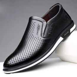 Kleid Schuhe Marke Mode Männer Müßiggänger Leder Casual Hohe Qualität Erwachsene Mokassins Fahren Männliche Schuhe Unisex 231218
