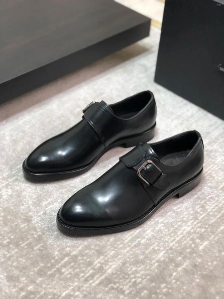 Chaussures habillées marques hommes authentiques cuir en cuir noir formel semelle douce semelle invisible surélevée antidérapante décontractée