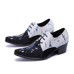 Dress Shoes Business Style High Heel Men Mode man Leer Sociale Sapato Male Oxfords Wedding Zapatos Hombredress