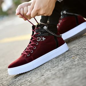 Kleding Schoenen Canvas Enkellaarsjes voor Man Mode Casuals Mannen Winter Pluche Warme Mannelijke Schoeisel Grote Maat 47 231101