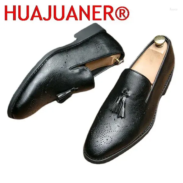 Robe chaussures décontractées en cuir hommes Oxford gland mocassins hommes mode hommes printemps automne respirant affaires formelles