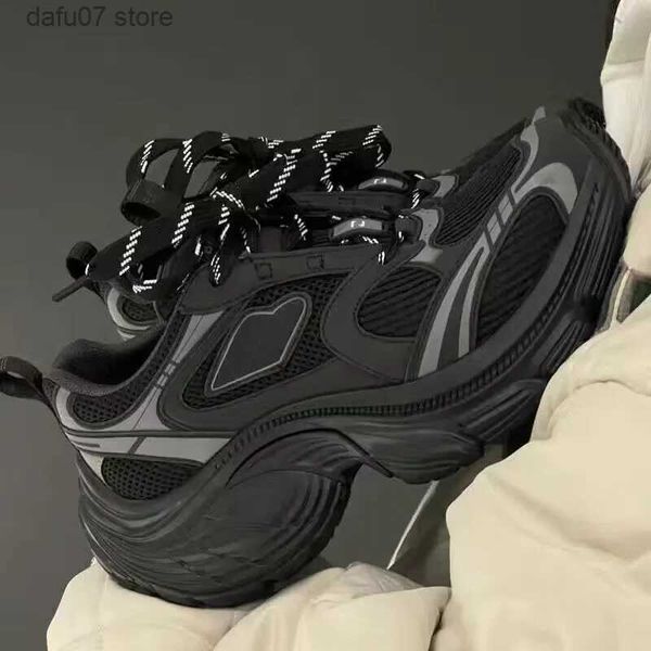 Zapatos de vestir Zapatos casuales 2024 Diseñador 10XL Sneaker Primavera Nuevas Mujeres para hombre Negro Gris Azul Verde Zapatillas de deporte Malla Zapatos de gran tamaño RunningH240308