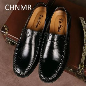Chaussures habillées CHNMR-S chaussures de loisirs d'affaires pour hommes en cuir véritable confortable à enfiler produits tendance grande taille 231130