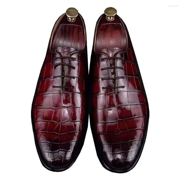 Robe chaussures Chue arrivée hommes homme formel crocodile cuir mariage loisirs affaires banquet réunion