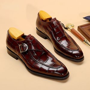 Chaussures habillées Classique Business Plat Hommes Designer Formel En Cuir Mocassins Pour Hommes Valentine Cadeaux 230905