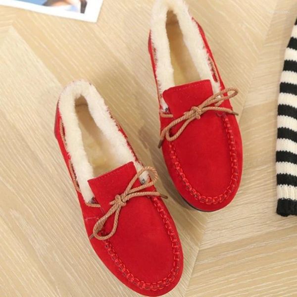 Robe chaussures classique vieux pékin confortable printemps femme peluche peluche talon bas élégant avec talons Zapatos Para Mujeres