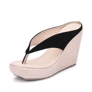 Chaussures habillées Crystal Queen Platform Cendages tongs Talons hauts Pantanes White Beach Sandals Bohemia H240409 FFD6