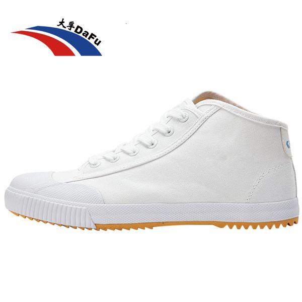 Chaussures habillées DaFu Kungfu hommes femmes chaussures Delta Mid Sneaker Arts martiaux KungFu classique toile 230825