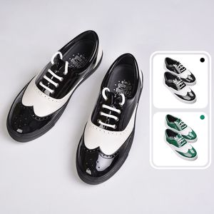 Chaussures habillées Dark Popping University High School Student Guy Perfessional Verrouillage Mode Laque Cuir Brillant Stage Dance Shoe Mâle 230926