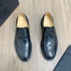 Dress Shoes Designer Fashion Solid Color Wear Casual Wedding Business Affairs Shoes Men Business hoogwaardige echte vrije tijd schoenen 230821