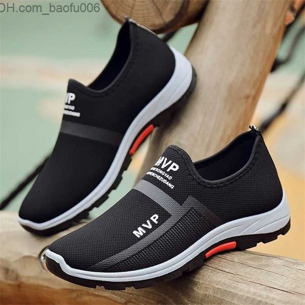 Zapatos de vestir Zapatos de vestir Malla de verano Hombres Zapatillas de deporte ligeras Moda Casual Caminar Transpirable Slip on s Mocasines Zapatillas Hombre Z230704