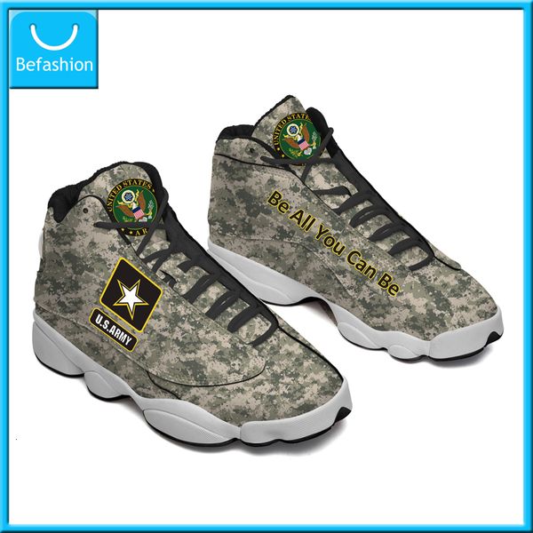 Chaussures habillées Drop Print On Demand Custom Basketball Sneaker USA États-Unis Militaire US Army Custom Print POD Shoes 230908