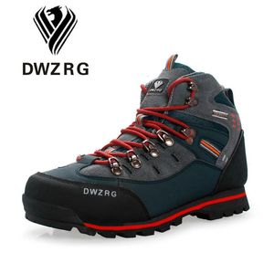 Dress Shoes DWZRG hommes chaussures de randonnée chaussures en cuir imperméables escalade chaussures de pêche chaussures de plein air hommes haut bottes d'hiver 231218