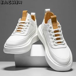 Kleding Schoenen Eachin Lente Herfst Witte Sneakers Voor Mannen Lichtgewicht Sport Loopschoenen Mannen Outdoor Jogging Mand Schoeisel 231009