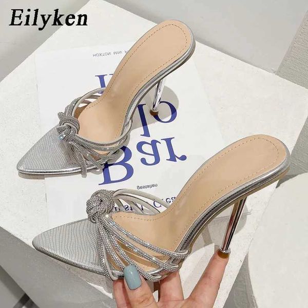 Chaussures habillées eilyken sexy talons hauts femmes Fashion d'été Crystal Band étroit