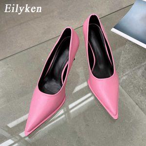 Kledingschoenen Eilyken Street Style puntige teen dames pumps zomer ondiepe dames sandalen bruiloft feest prom slipon schoenensl230227