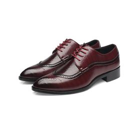 Chaussures habillées mode cuir Oxford 2023 hommes bureau affaires classique concepteur décontracté grande taille 48 Y
