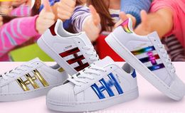 Jurk schoenen mode mannen casual schoenen superstar vrouwelijke sneakers vrouwen zapatillas deportivas mujer liefhebbers sapatos femininos, maat 36-44