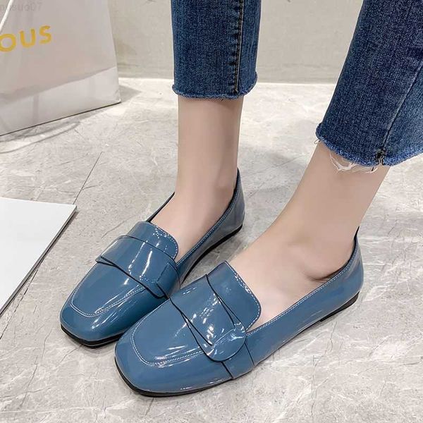 Chaussures habillées Mode Solide Noir Oxford Chaussures Femme Travail En Cuir Wedge Appartements Femme Casual Printemps Chaussures Cuisine Des Femmes Mocassins Antidérapants L230724