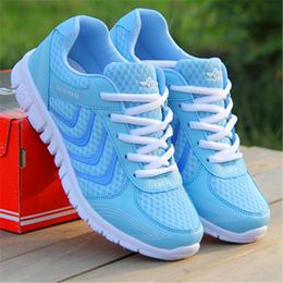 Chaussures habillées Livraison rapide Femmes chaussures décontractées mode maille respirante à lacets plat femme sneaker chaussures tenis feminino 23519