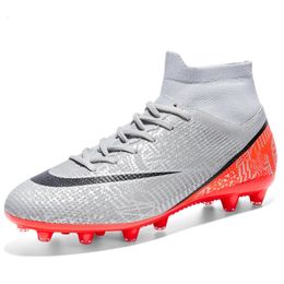 Chaussures habillées Bottes de football Anti Slip Soccer Sports de plein air pour hommes Crampons Enfants High Top Field Sneakers Krampon Futbol Erkek 2023 231208