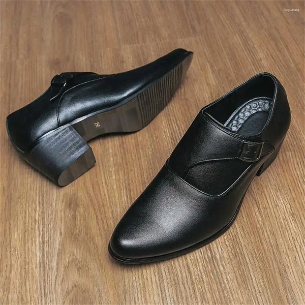 Zapatos de vestir negocios formales artículos divertidos tacones para hombres para hombres zapatillas de deporte deportes deportes loafer'lar boti super ofertas