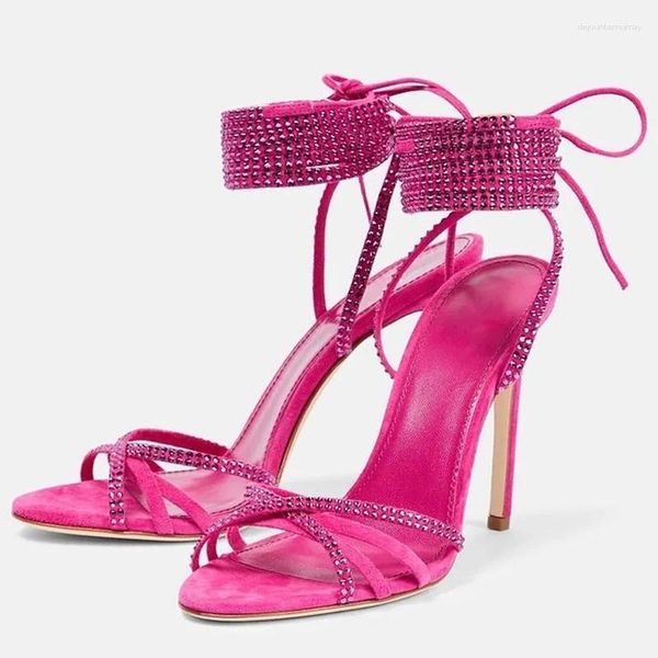 Zapatos de vestir fucsia gamor cristal