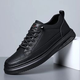 Dress Shoes Chaussures décontractées en cuir véritable pour hommes en peau de vache chaussures de conseil Zapatos Hombre Chaussure Homme Sapatos Masculinos baskets pour hommes 231020