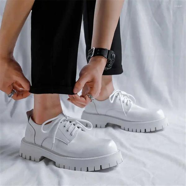 Zapatos de vestir Novio Número 43 Ocasión formal Boda blanca para hombres Tendencias 2024 Zapatillas deportivas Resort Real Tenisfeminino