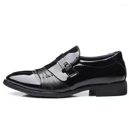 Chaussures habillées Groom Baskets en cuir verni Homme Marron Enfant Sport Tines Tenni Original Type Tenisse Jogging VIP