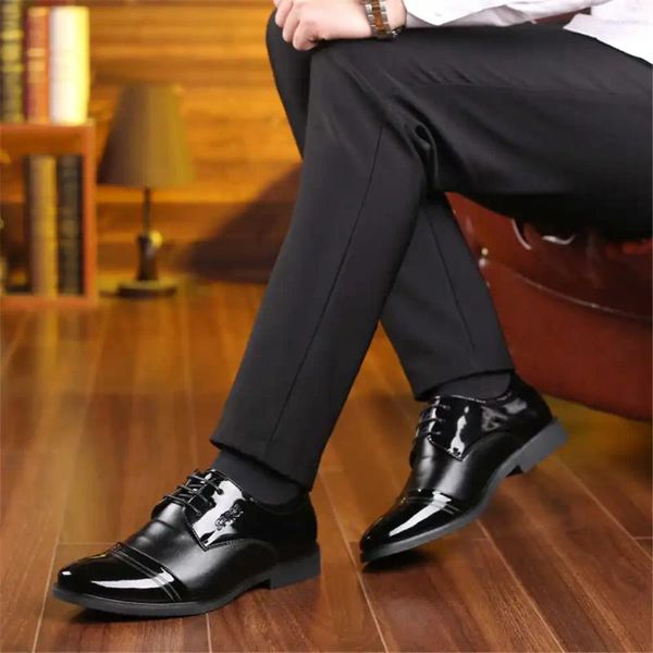 Zapatos de vestir Tacón Mocasin Boda para hombres Tacones Botas con cordones para hombres Zapatillas de deporte Deporte Uso especial Moda Calidad superior